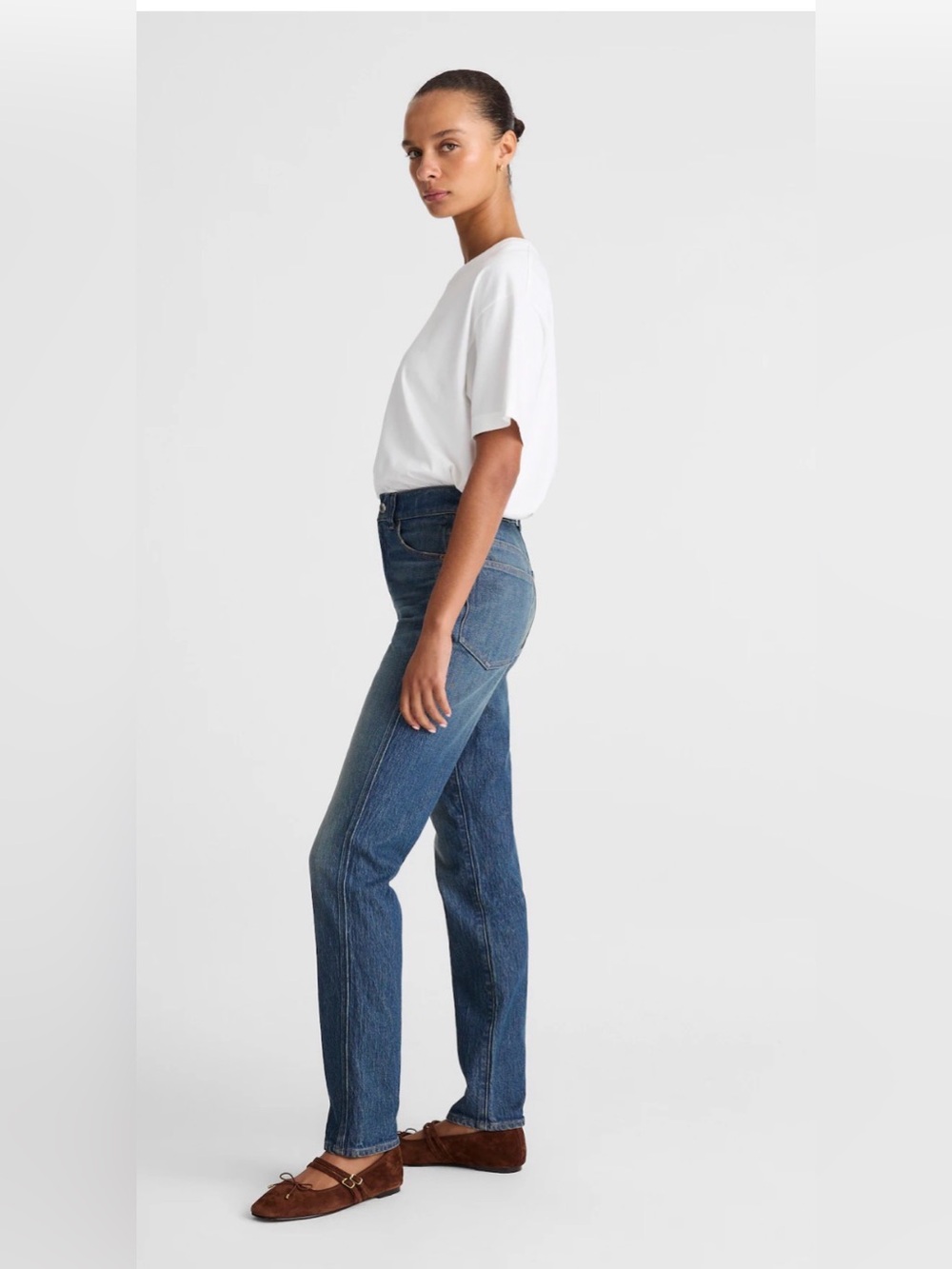Madewell The Perfect Vintage Crop Jeans High Rise Ankle Size 28 Pickaway Wash